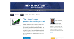 Desktop Screenshot of benmbartlett.com